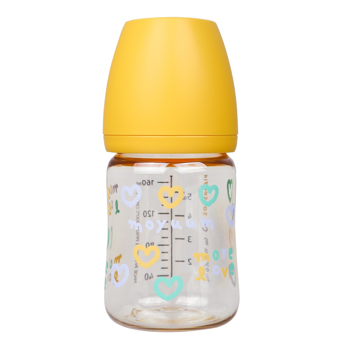 Bình sữa Moyuum Yellow Love 170ml  - mặt trái