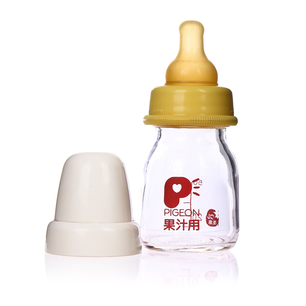 Bình sữa thủy tinh 50ml Pigeon - mặt phải