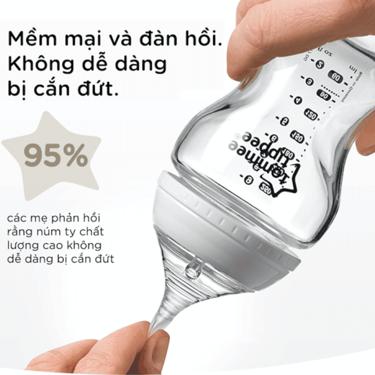  Bình sữa Tommee Tippee Closer PP 150ml - mặt trái