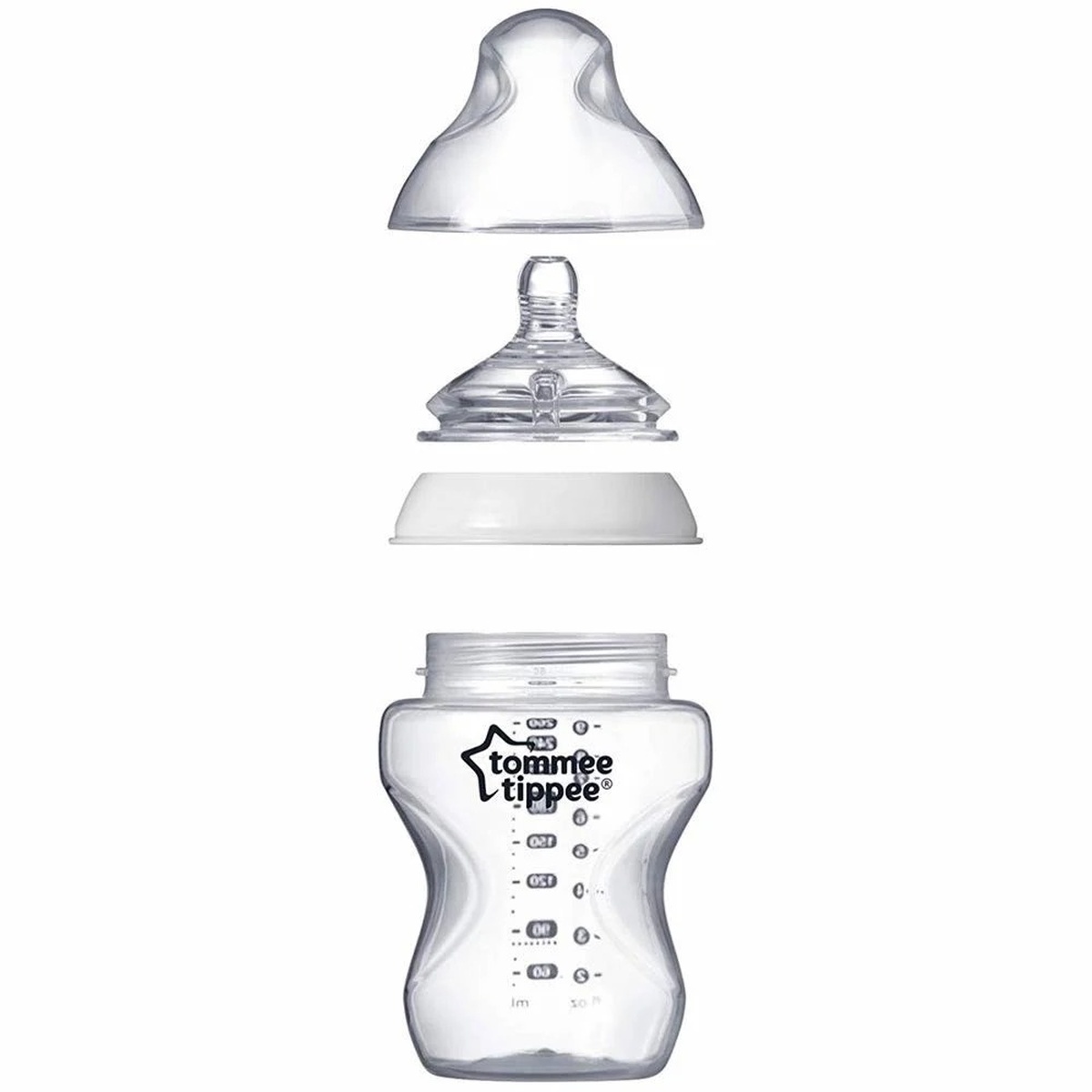Bình sữa Tommee Tippee Closer PP 260ml - mặt trái