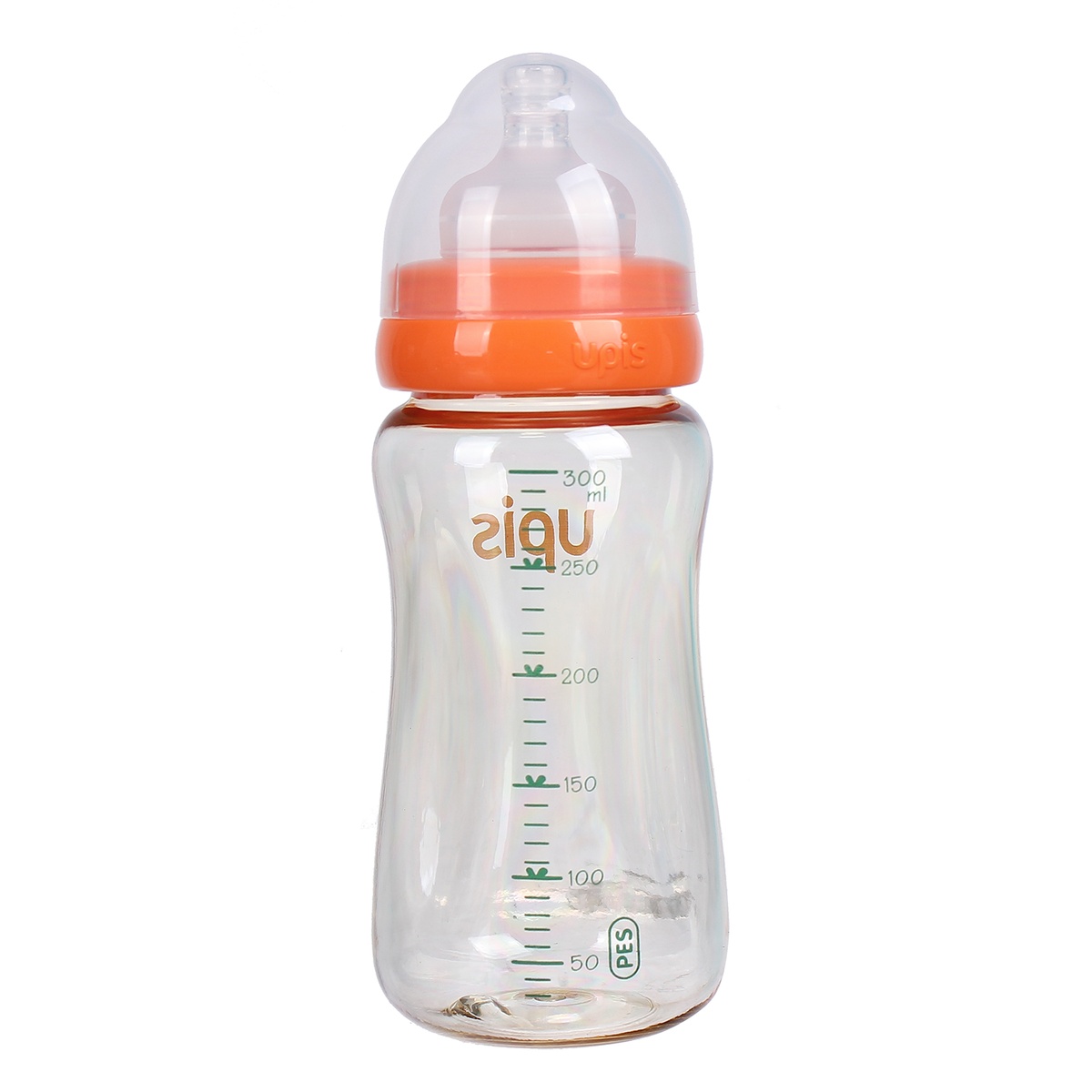 Bình sữa Upis 300ml nhựa PES - mặt sau
