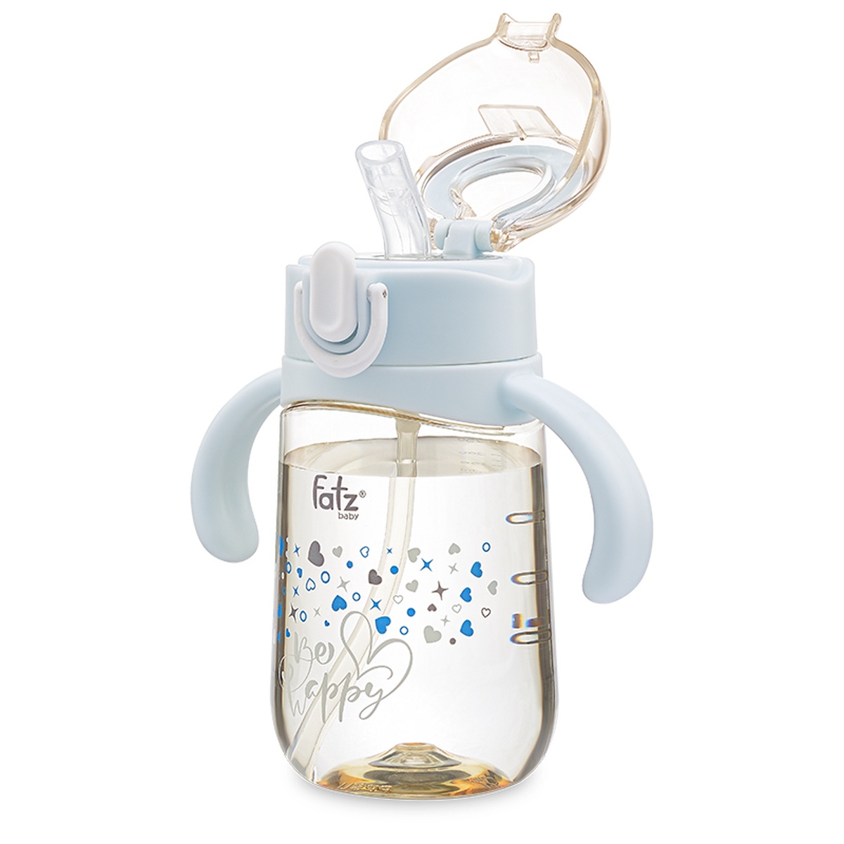 Binh tập uống nước Fatzbaby PPSU 360 độ 250ml FB0289BTX (Màu ngẫu nhiên) - mặt trái