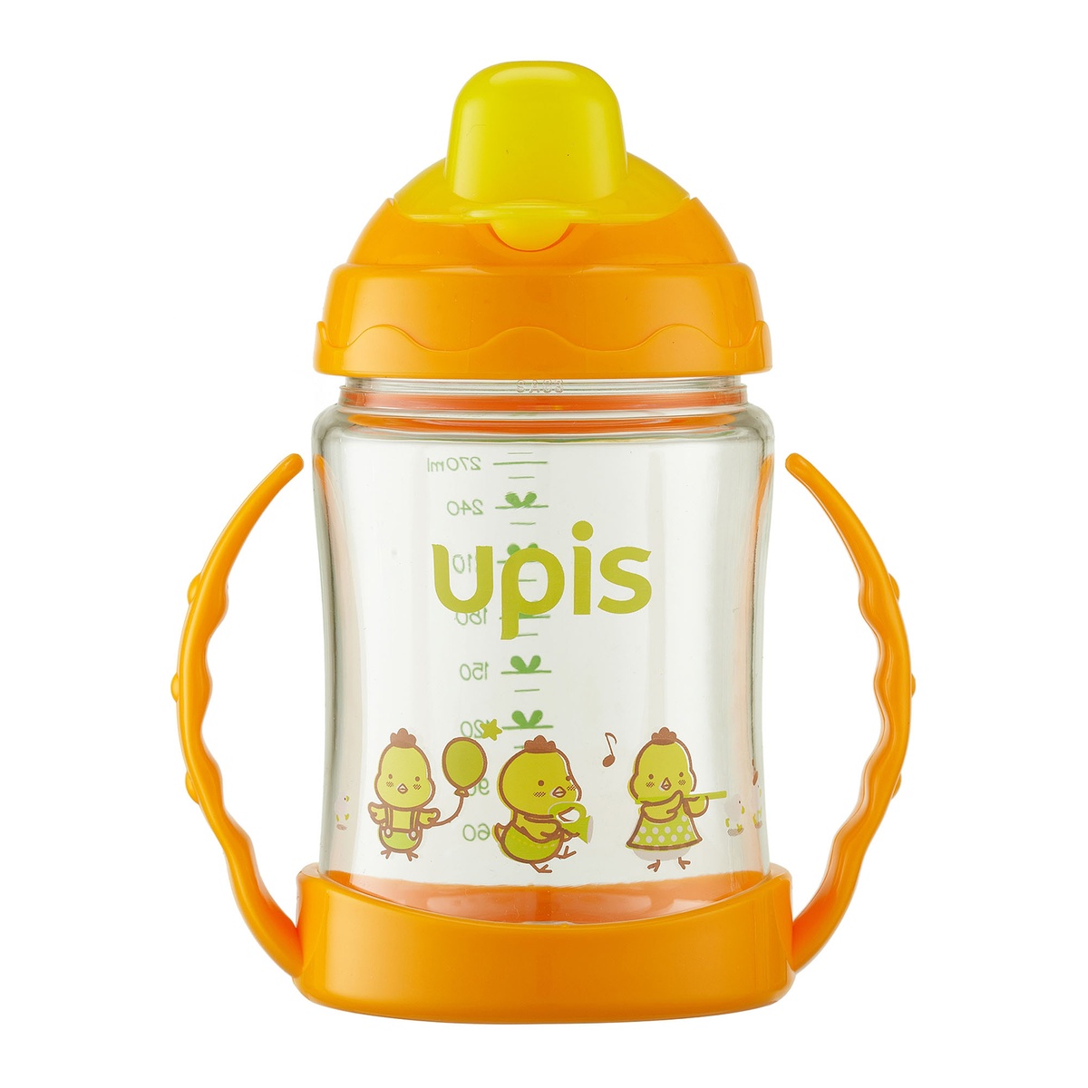 Bình tập uống UPIS 280ml Hàn Quốc (Giai đoạn 1)  - mặt trái