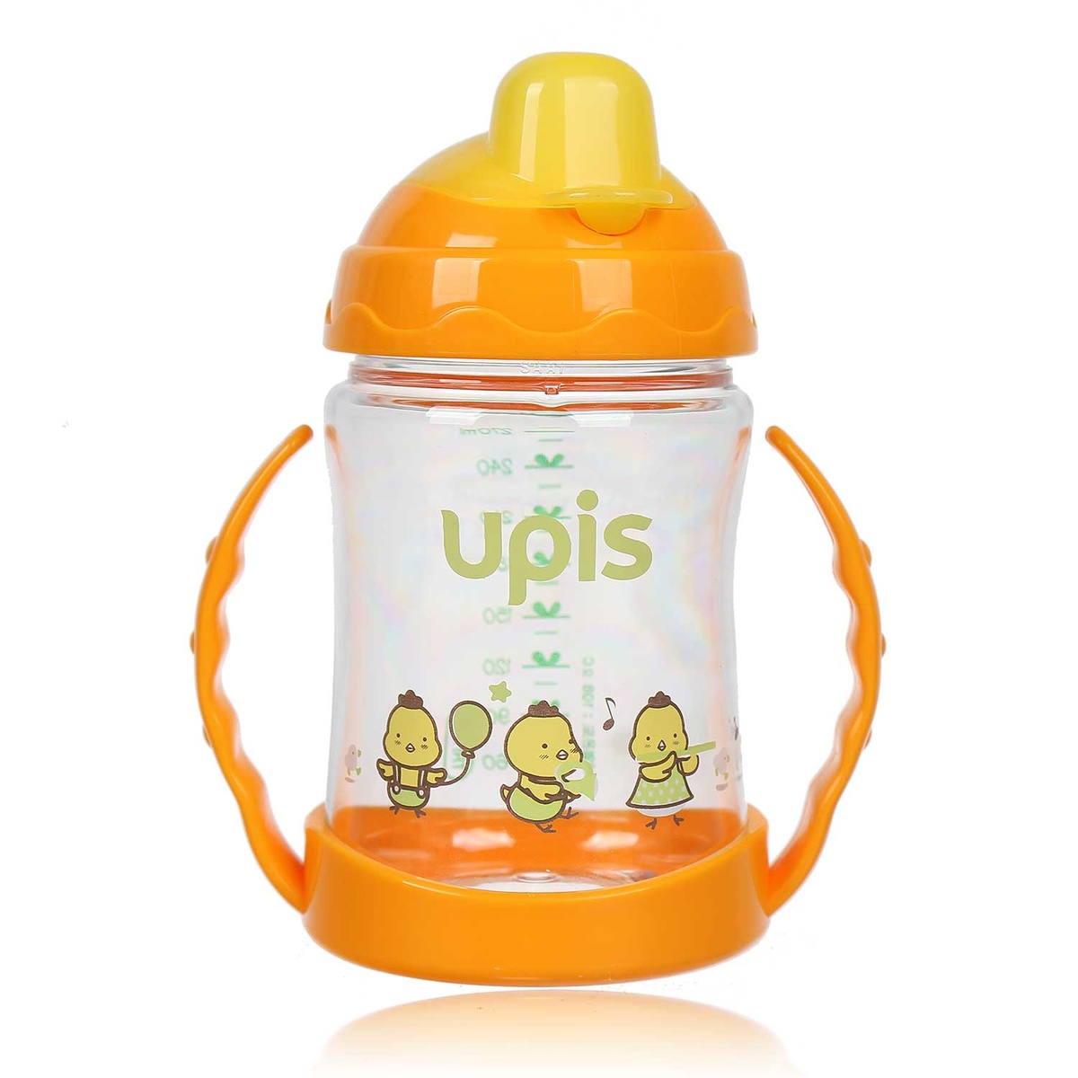 Bình tập uống UPIS 280ml Hàn Quốc (Giai đoạn 1)  - mặt phải