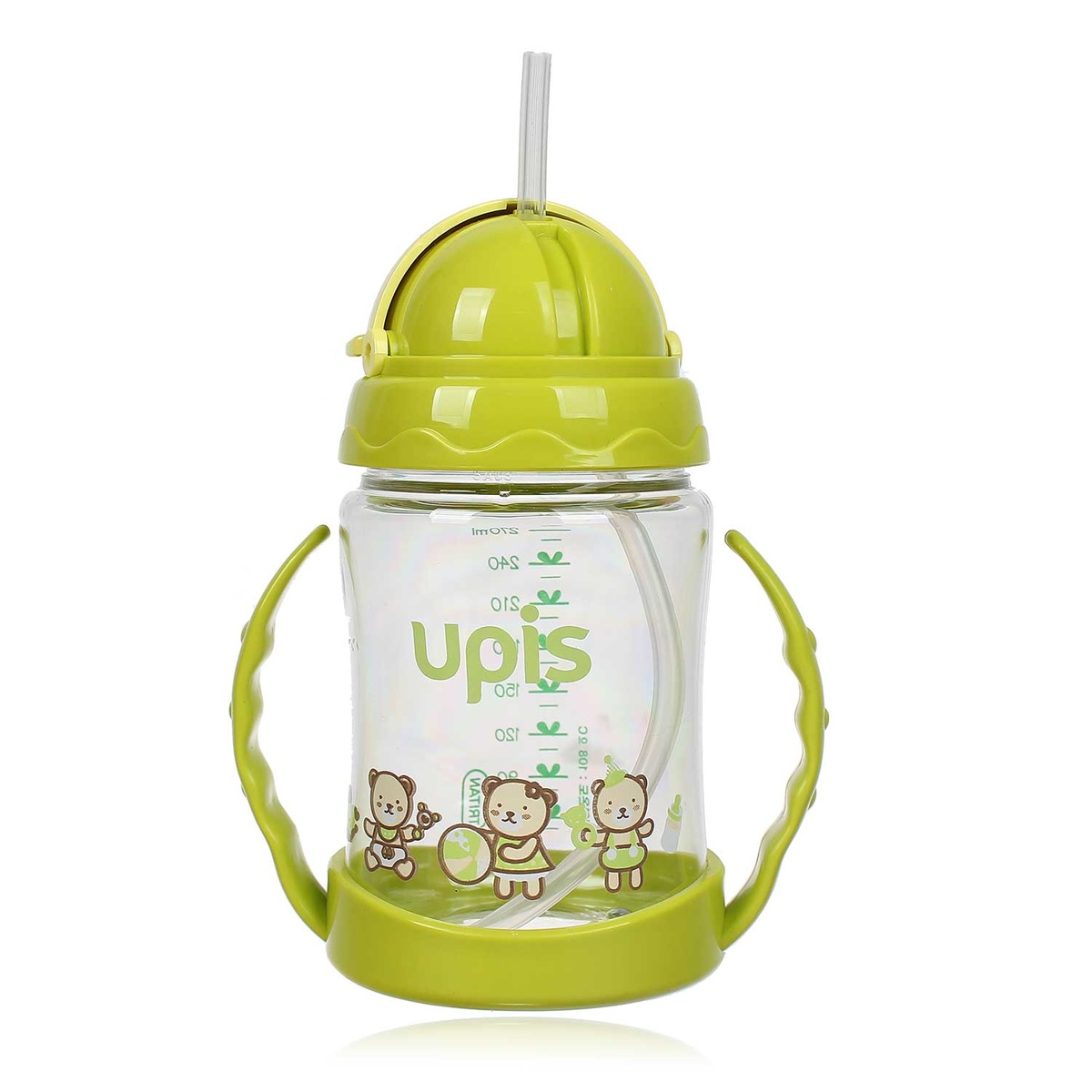 Bình tập uống UPIS 280ml Hàn Quốc (Giai đoạn 2)  - mặt phải