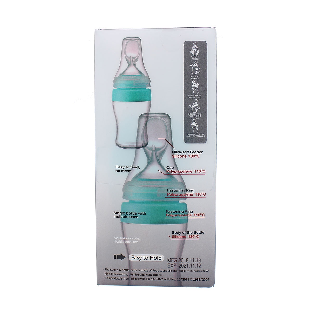 Bình thìa 100% silicone Farlin Top.193A - hình 6