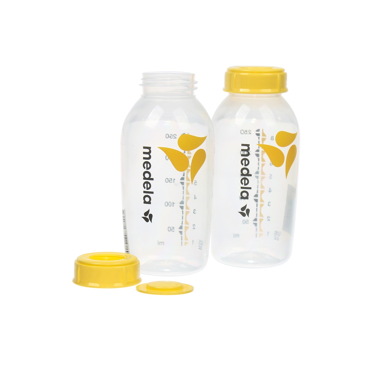 Bình trữ sữa Medela 250ml cho bé - mặt sau