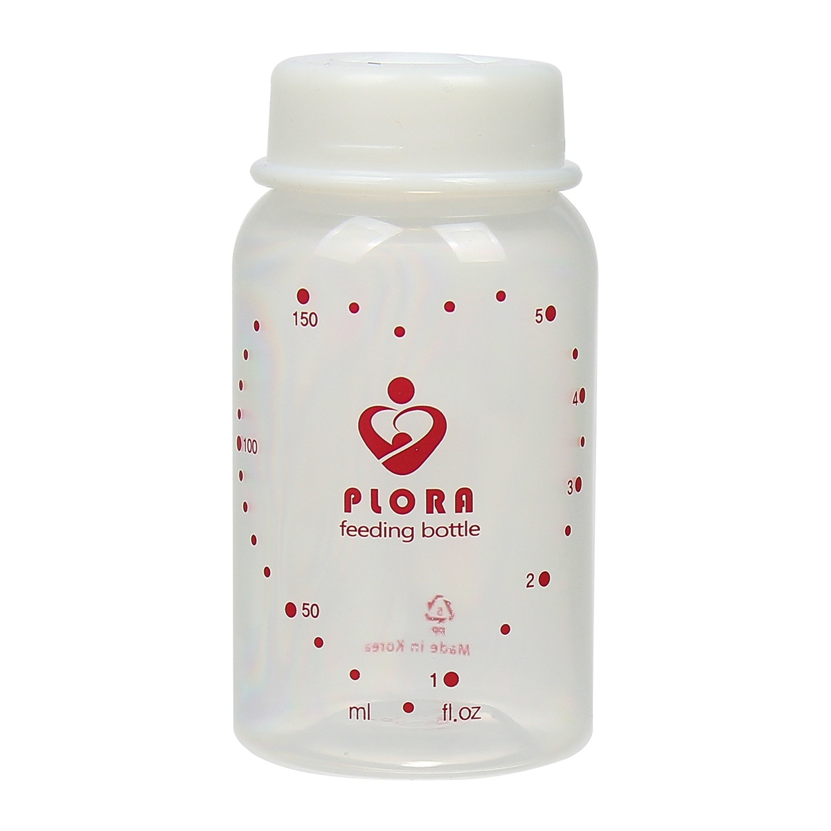Bình trữ sữa Plora 150ml - mặt trái