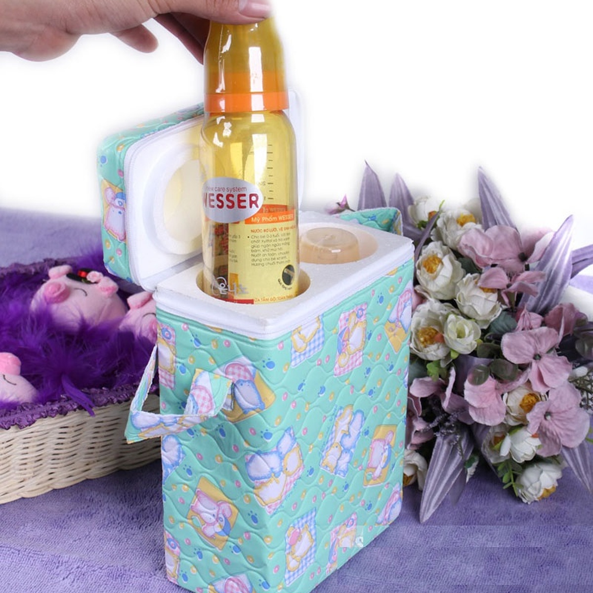 Bình ủ đôi Canpol 9/222 - mặt sau