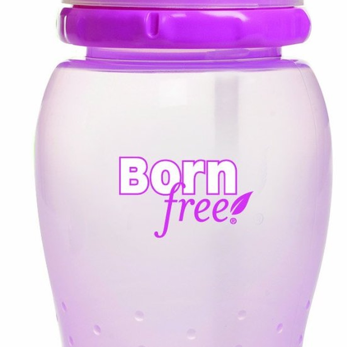 Bình uống nước Born Free có ống hút 410ml  - mặt trái