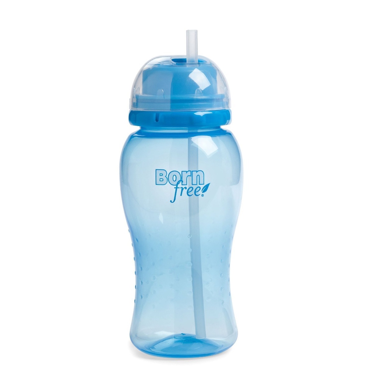Bình uống nước Born Free có ống hút 410ml  - mặt sau