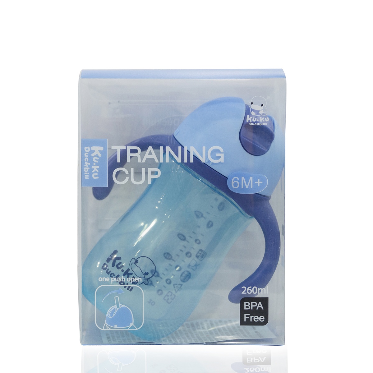 Bình uống nước KUKU 260ml KU5485 (Màu ngẫu nhiên) - hình 7