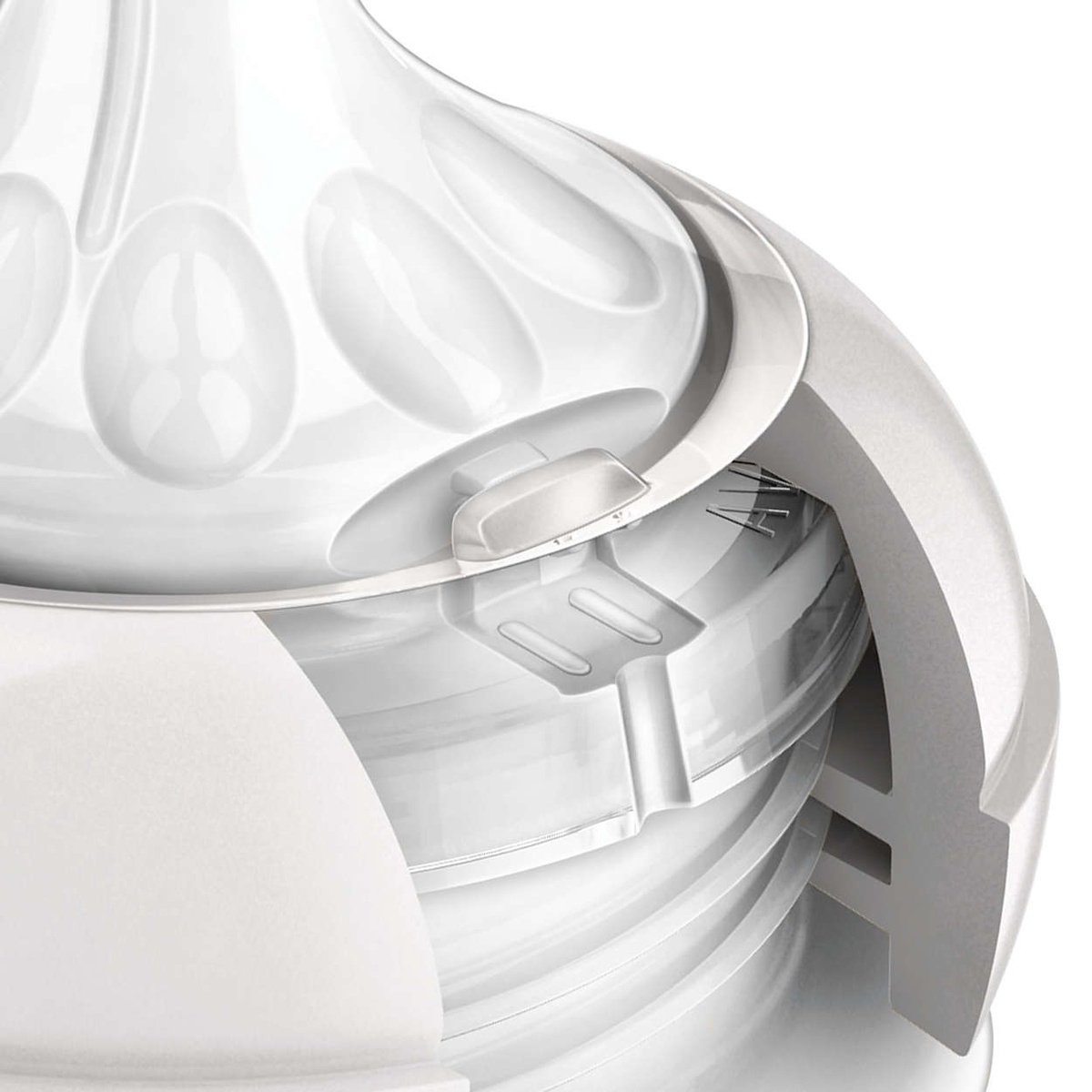 Bộ 2 bình sữa Avent dòng chảy tự nhiên 125ml SCF691.27 - mặt sau
