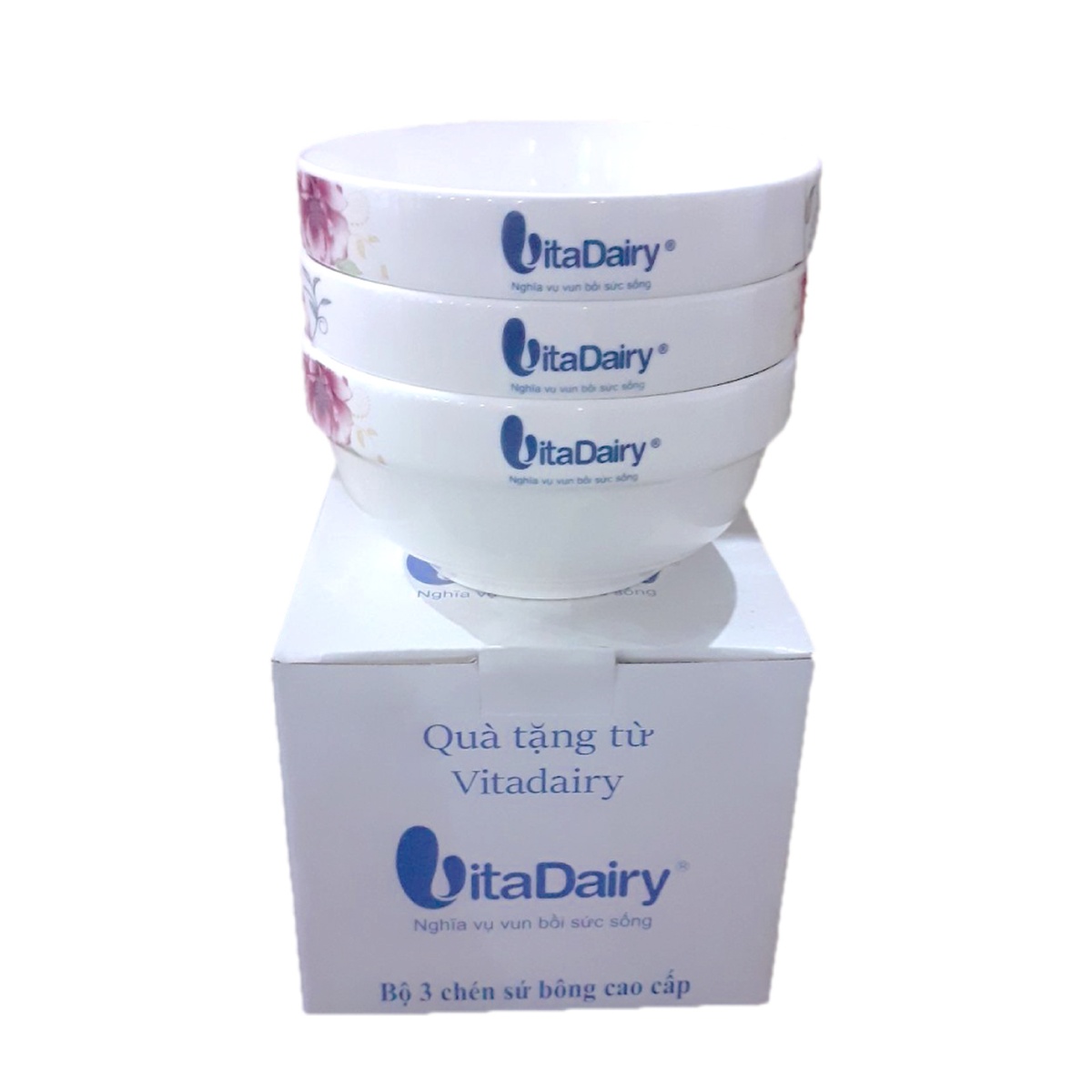 Bộ 3 chén Vitadairy KM