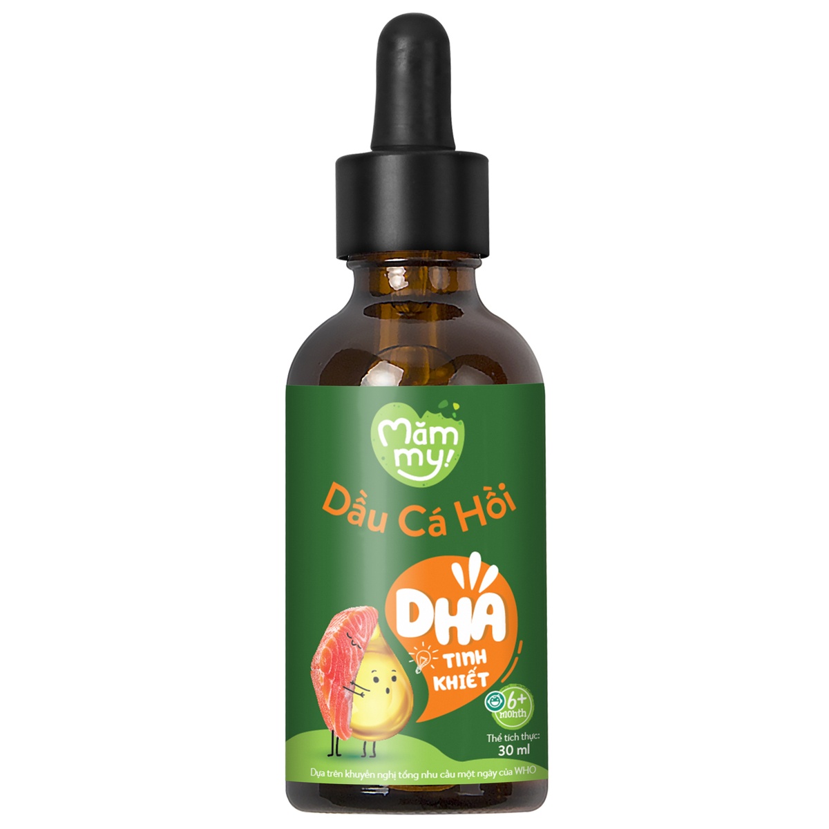 Bộ 3 dầu ăn dặm Mămmy bổ não 30ml*3 - góc nghiêng