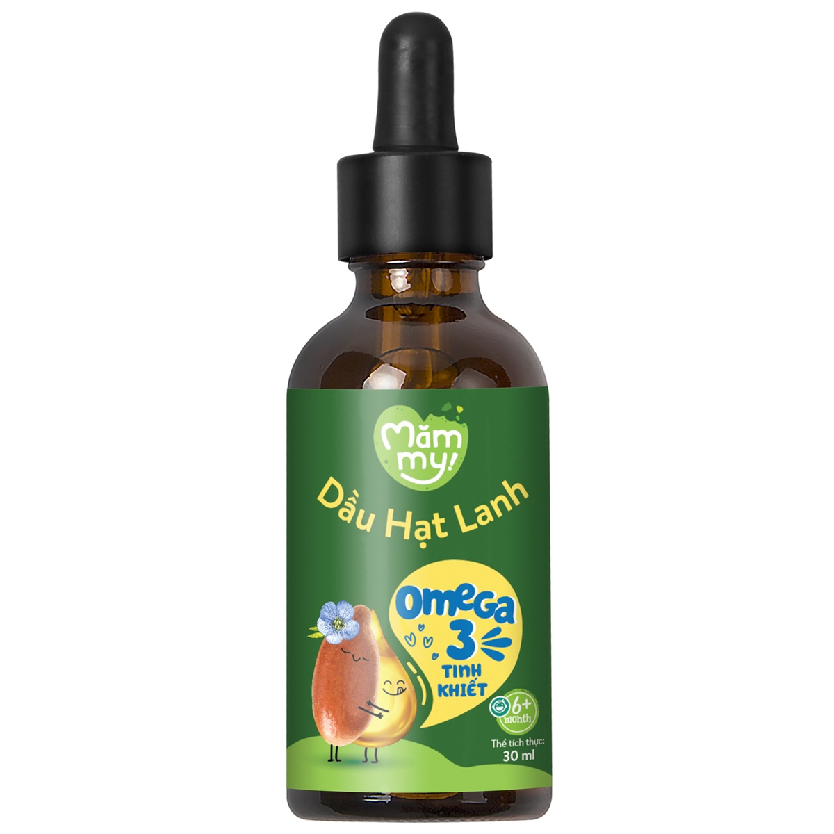 Bộ 3 dầu ăn dặm Mămmy bổ não 30ml*3 - hình 6