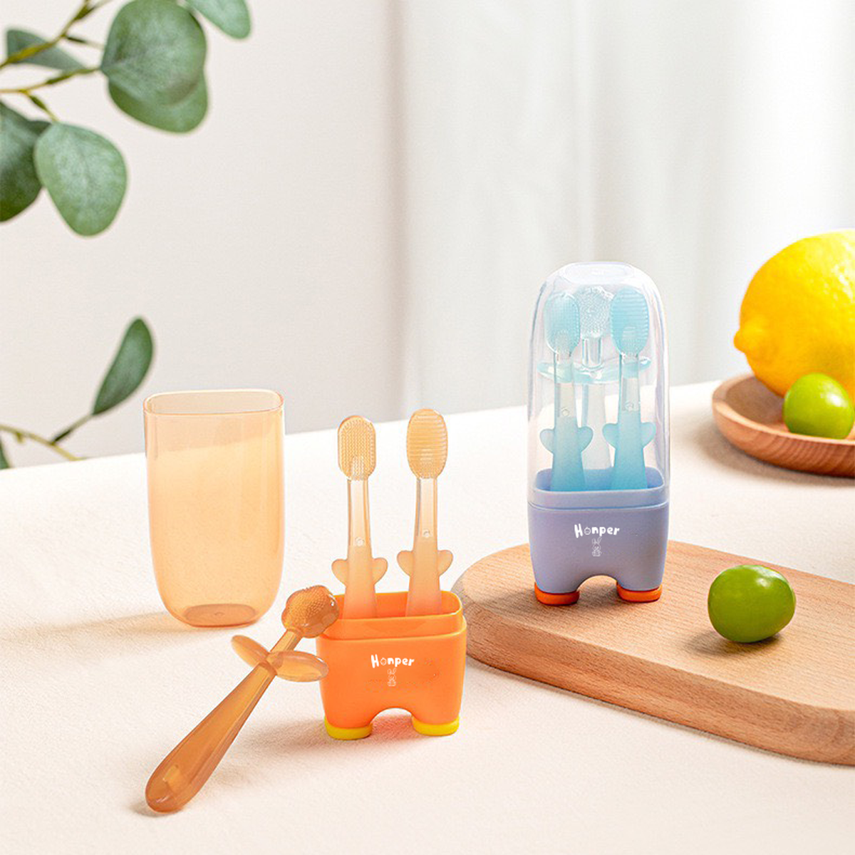Bộ 3 rơ lưỡi silicon 3in1 Honper (Màu ngẫu nhiên) - hình 7