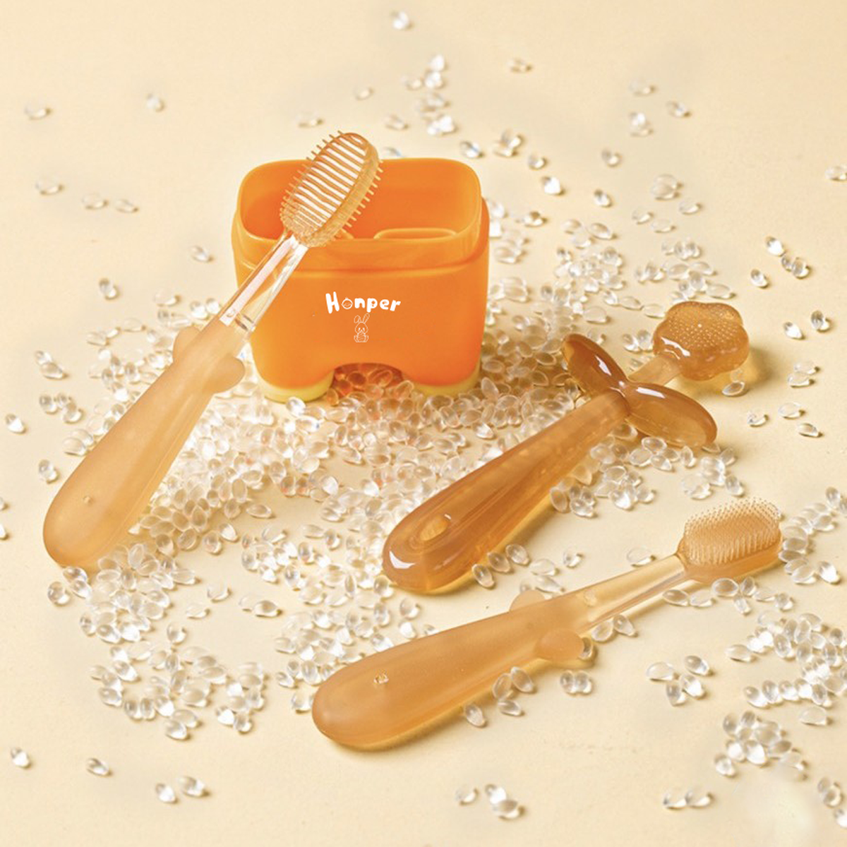 Bộ 3 rơ lưỡi silicon 3in1 Honper (Màu ngẫu nhiên) - hình 8