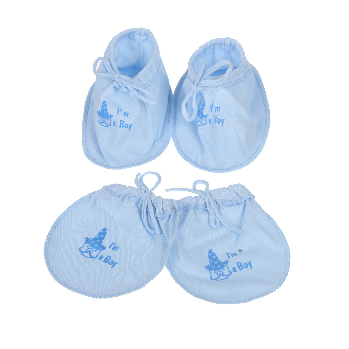 Bộ bao tay chân cotton Kiza  - mặt phải