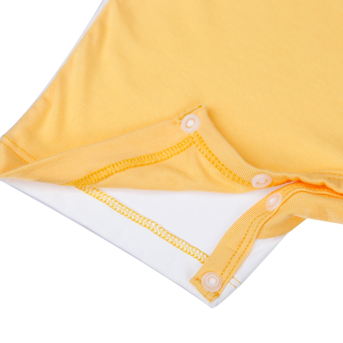 Bộ body đùi cộc tay Otis bé gái KidsPlaza ND21H (Trắng - Vàng) - hình 7