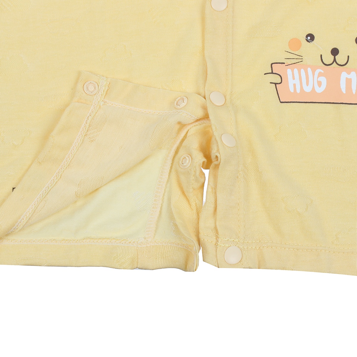 Bộ Body Neil cộc tay Mamago HN20H 9-12M (Vàng) - mặt sau