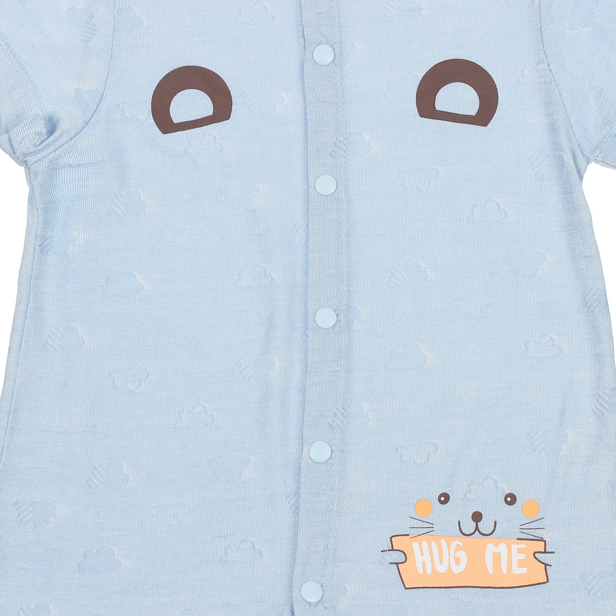 Bộ Body Neil cộc tay Mamago HN20H 9-12M (Xanh Dương) - mặt trái
