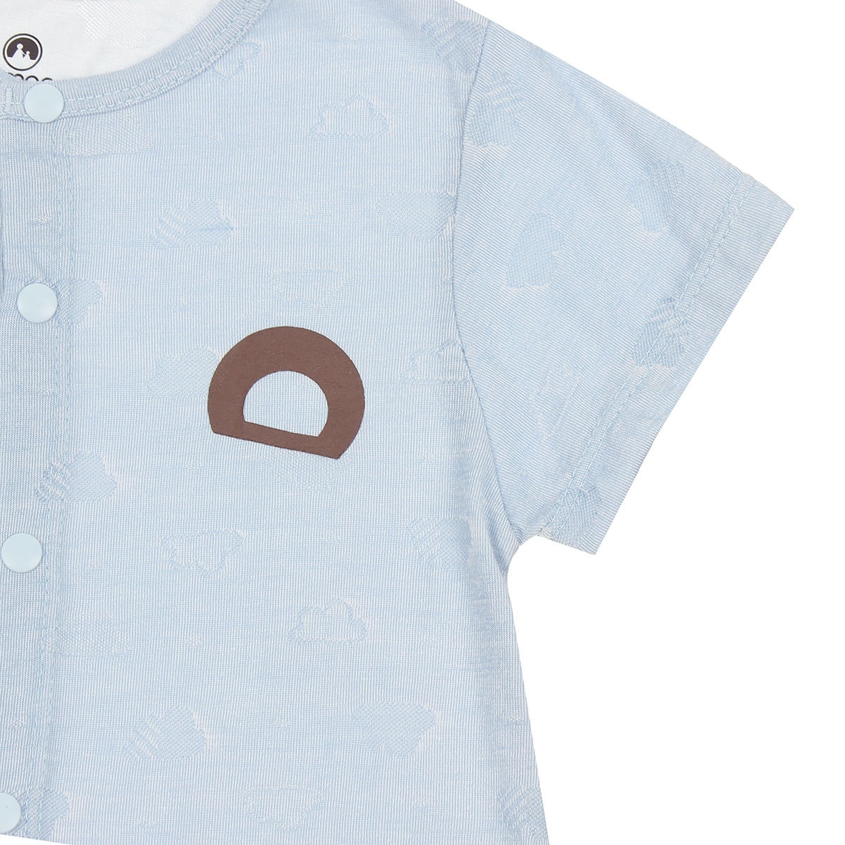 Bộ Body Neil cộc tay Mamago HN20H 9-12M (Xanh Dương) - mặt phải