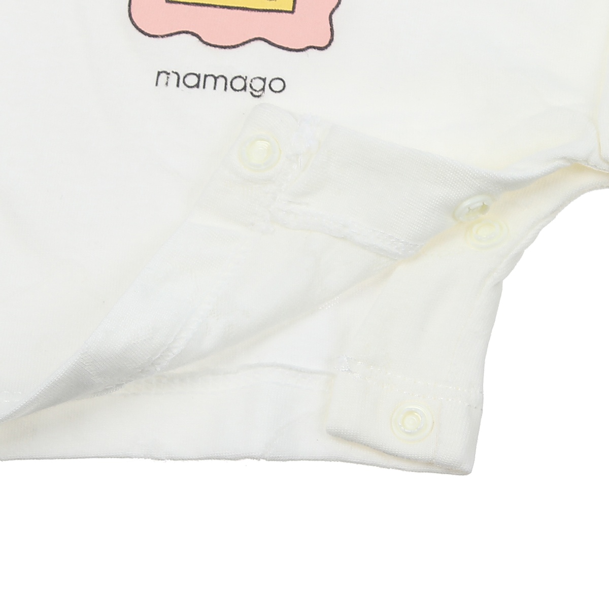 Bộ Body sơ sinh Neil gấu cộc tay cho bé trai Mamago HN20H 6-9M (Trắng) - hình 6