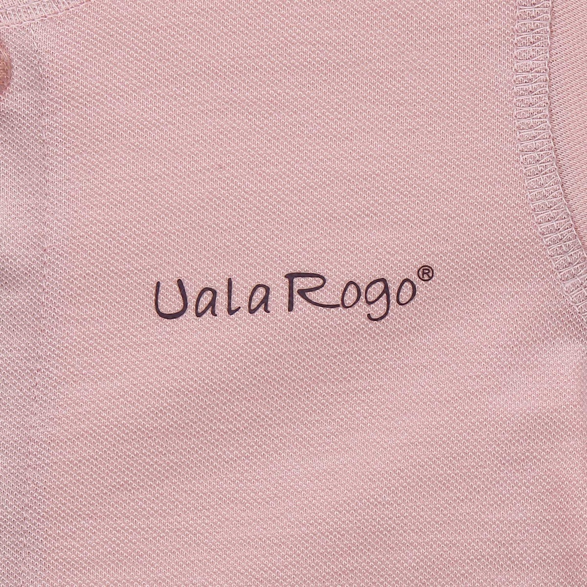 Bộ body cộc tay Uala & Rogo da cá (Hồng) - mặt trái