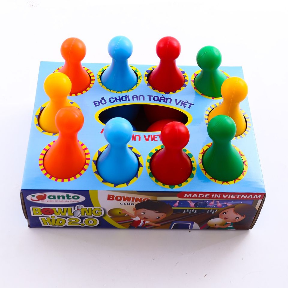 Bộ bóng Bowling Anto25 - mặt sau