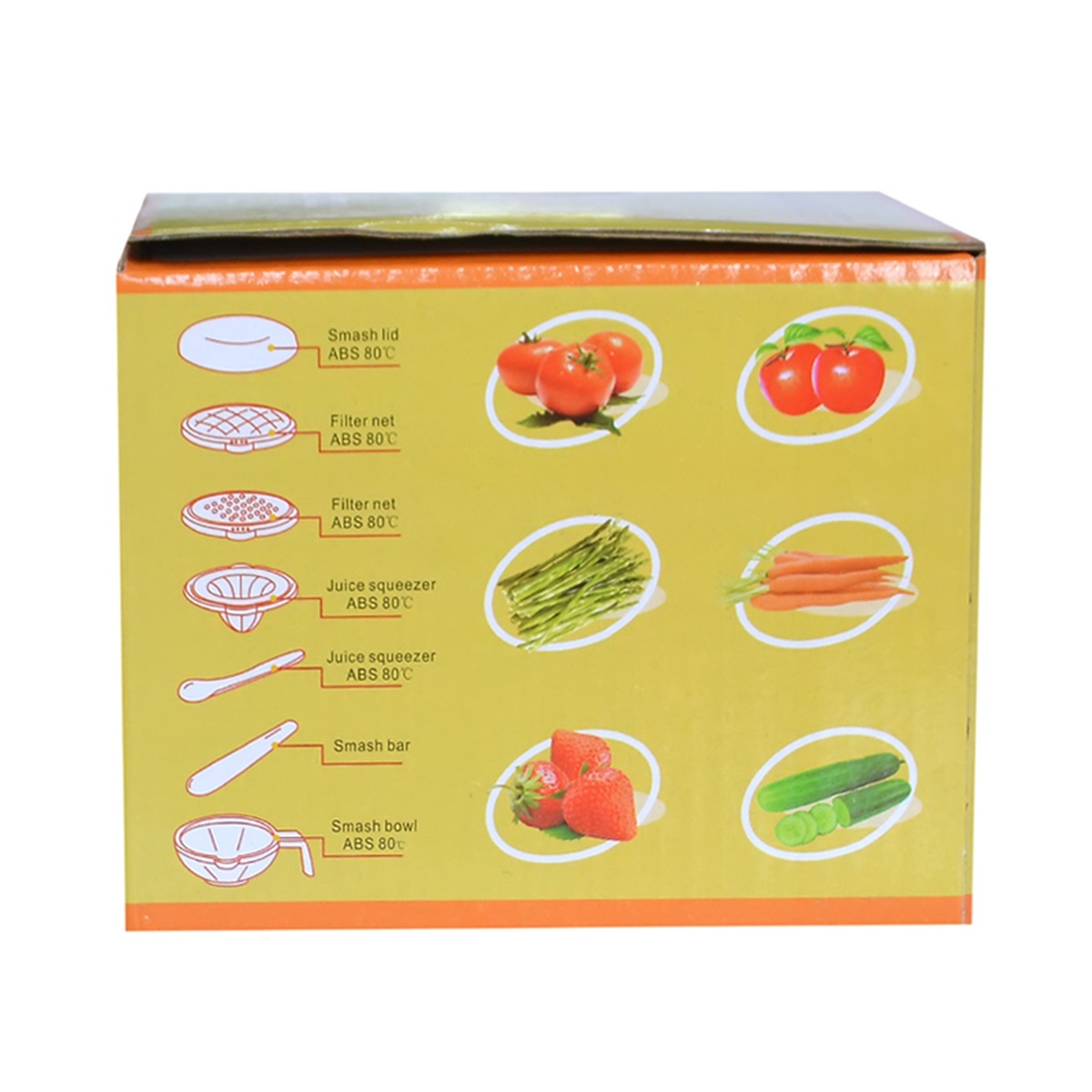 Bộ chế biến ăn dặm AC - mặt sau