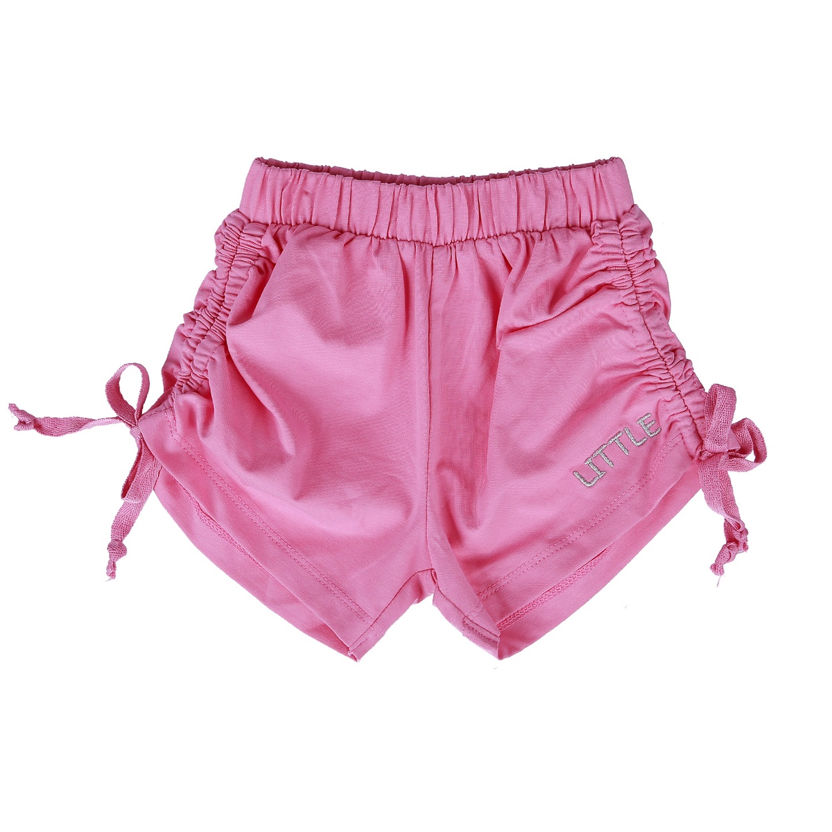 Bộ cộc bé gái thêu little túi KidsPlazaTT22H Ghi  - hình 7