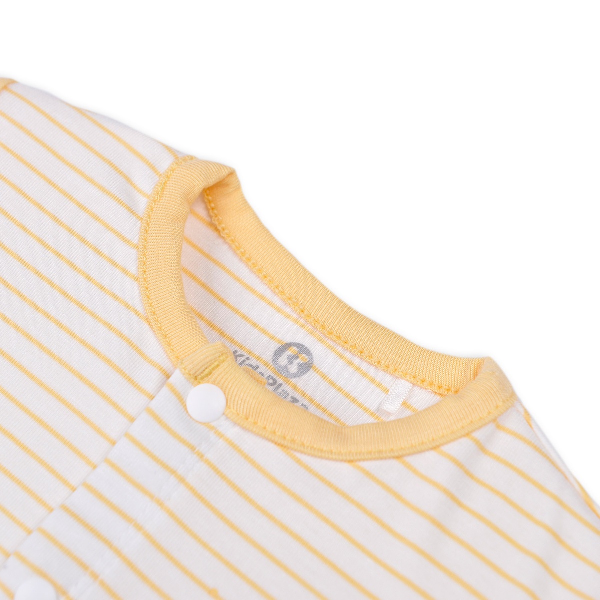 Bộ cộc cài giữa Otis kẻ vàng bé gái KidsPlaza ND22H (Vàng) - mặt phải