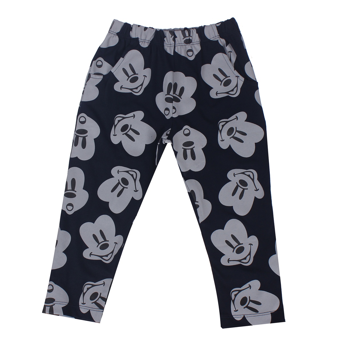 Bộ cotton tay dài in chú chuột Mickey Kiza bé trai  - hình 6