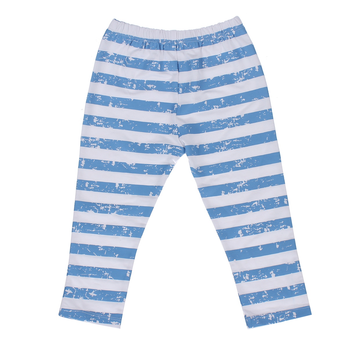 Bộ cotton tay dài in hình chú thỏ, quần kẻ Kiza bé gái - hình 6