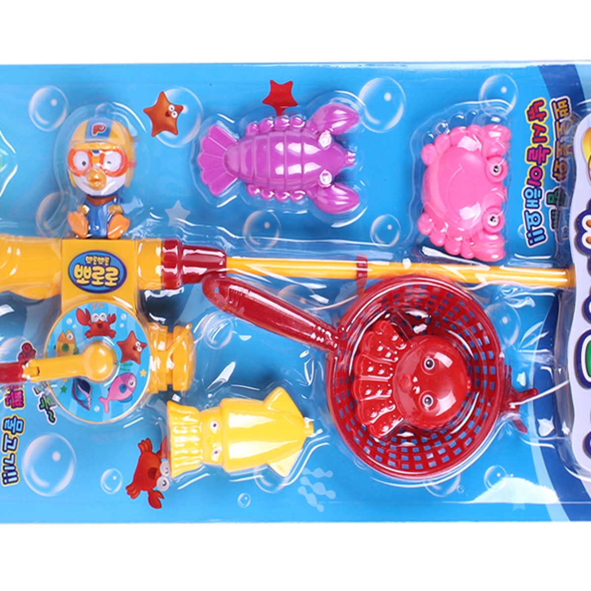 Bộ đồ chơi câu cá Pororo - mặt trái