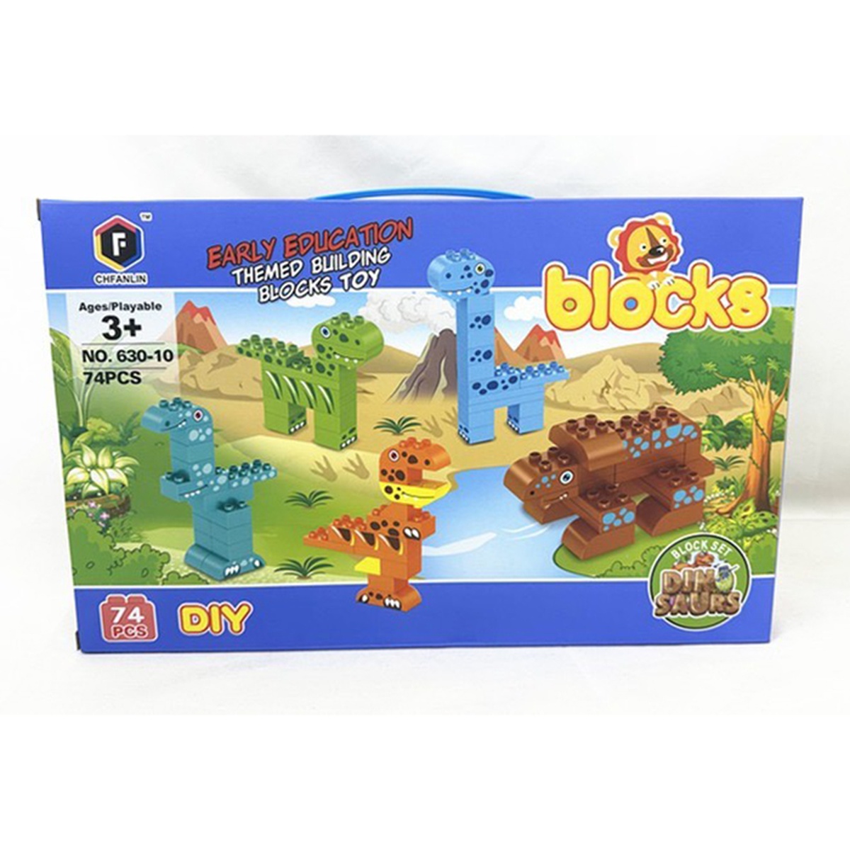 Bộ đồ chơi lắp ghép khủng long Nan (khuyến mại không bán)
