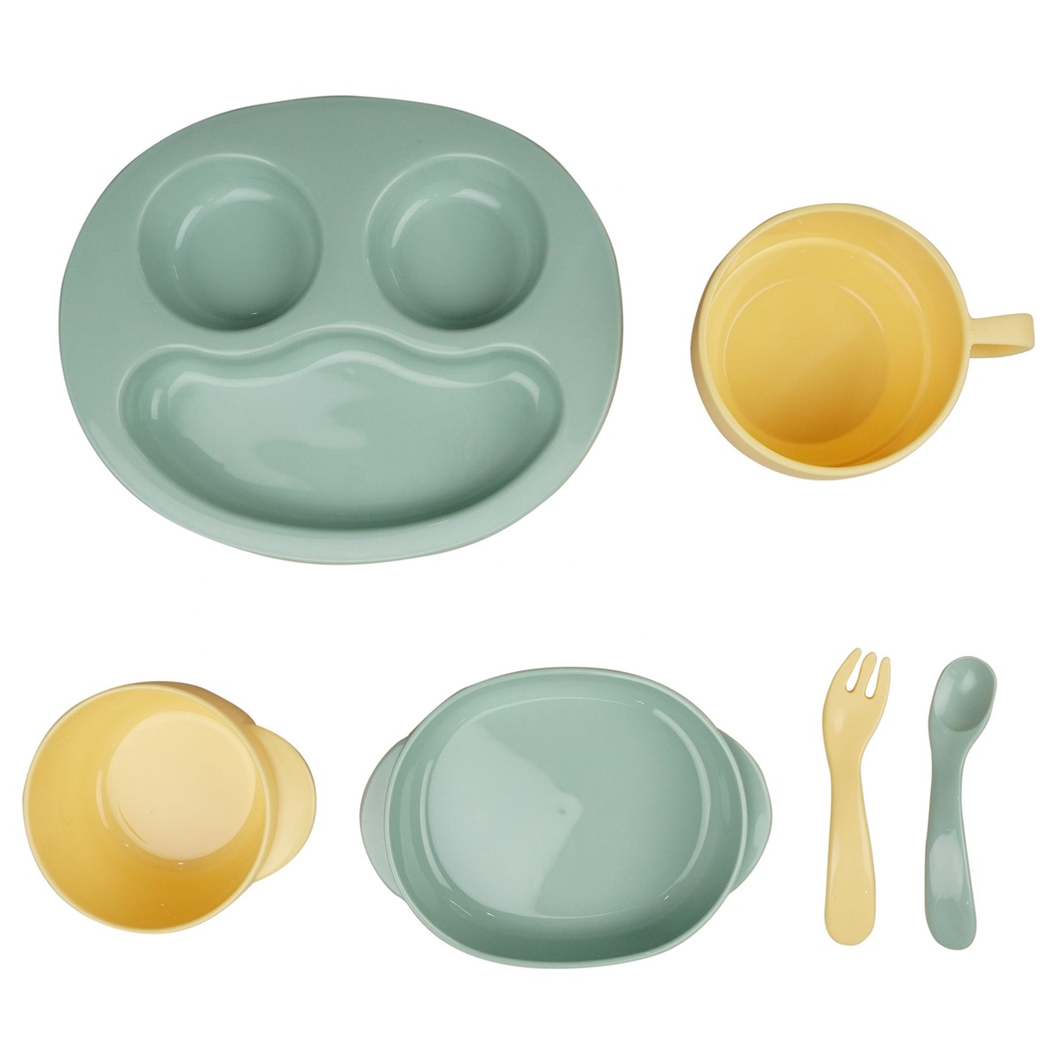 Bộ dụng cụ ăn dặm trẻ em Amori (Màu ngẫu nhiên) - hình 16