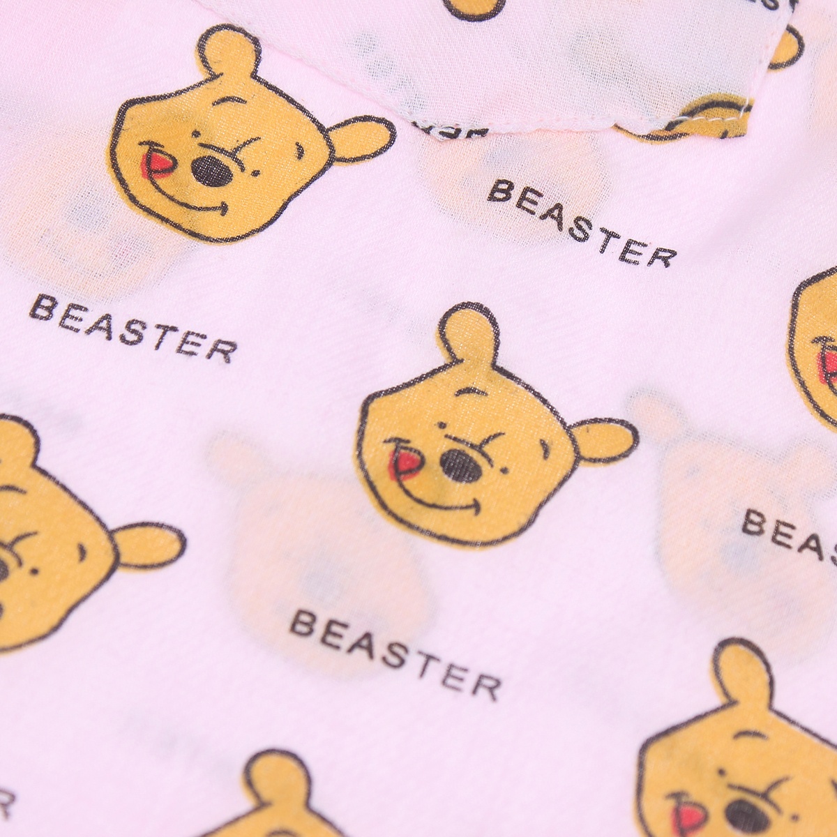 Bộ Mamago pijama dài gấu pu hồng M20T 1Y  - hình 6