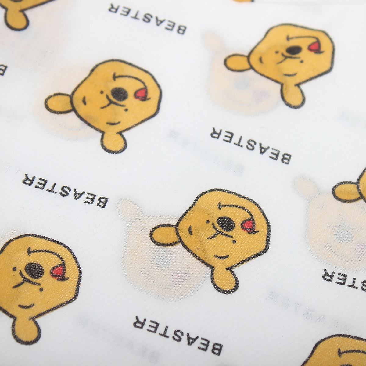 Bộ Mamago pijama dài tay gấu pu M20T 4Y (Trắng) - mặt phải