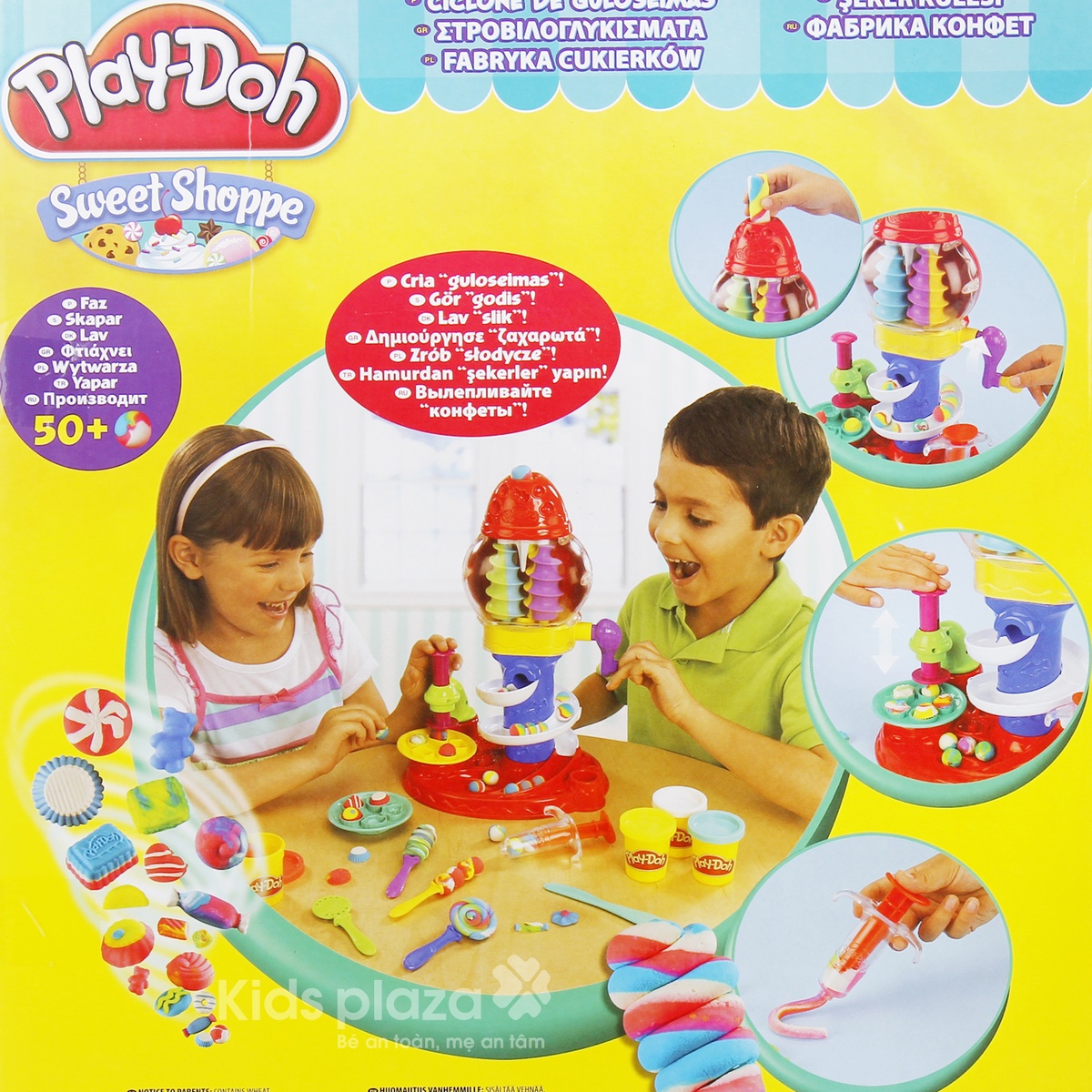 Bộ nặn tháp xoáy Play Doh 39640 - góc nghiêng