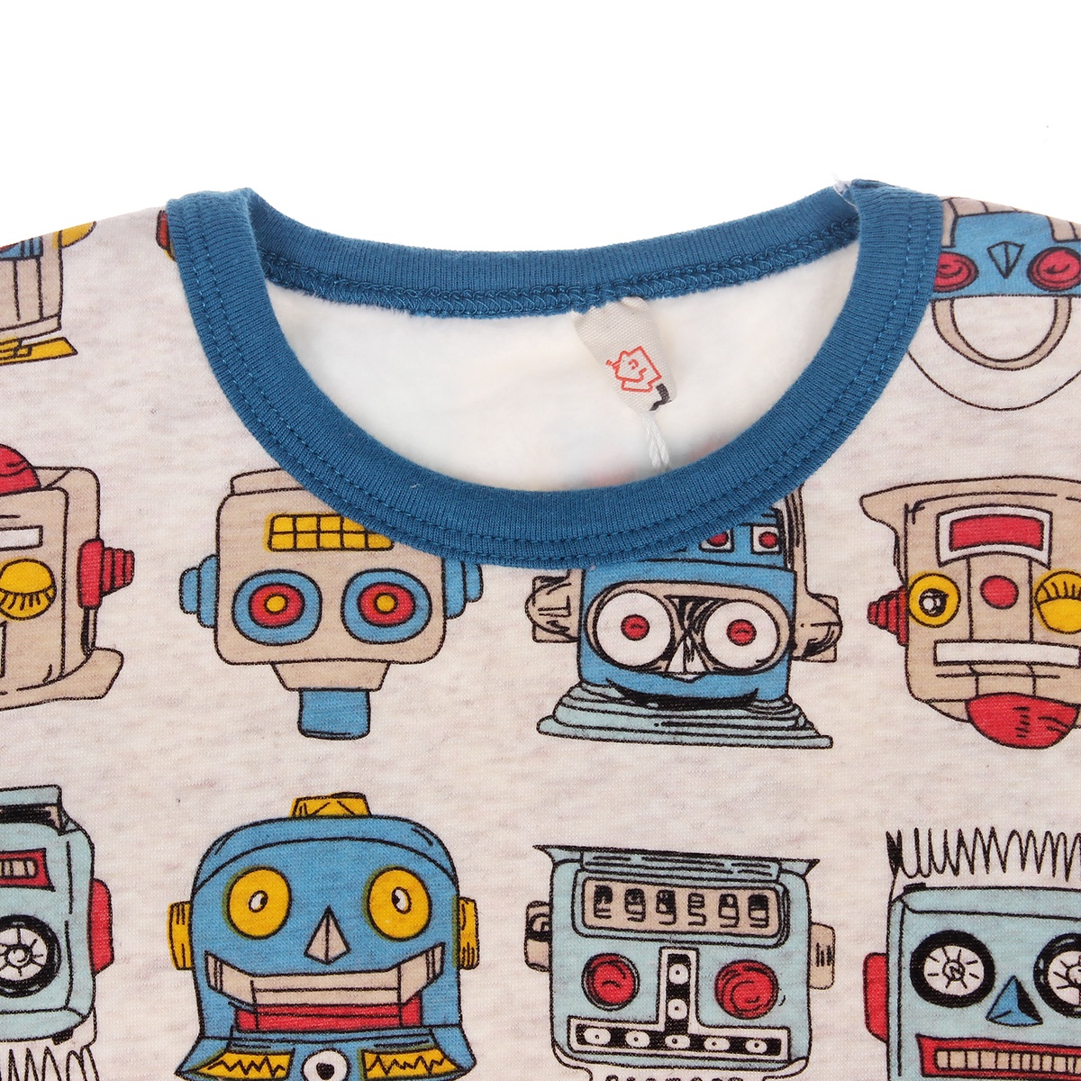 Bộ nỉ lót lông hình robot Jindilin - hình 6