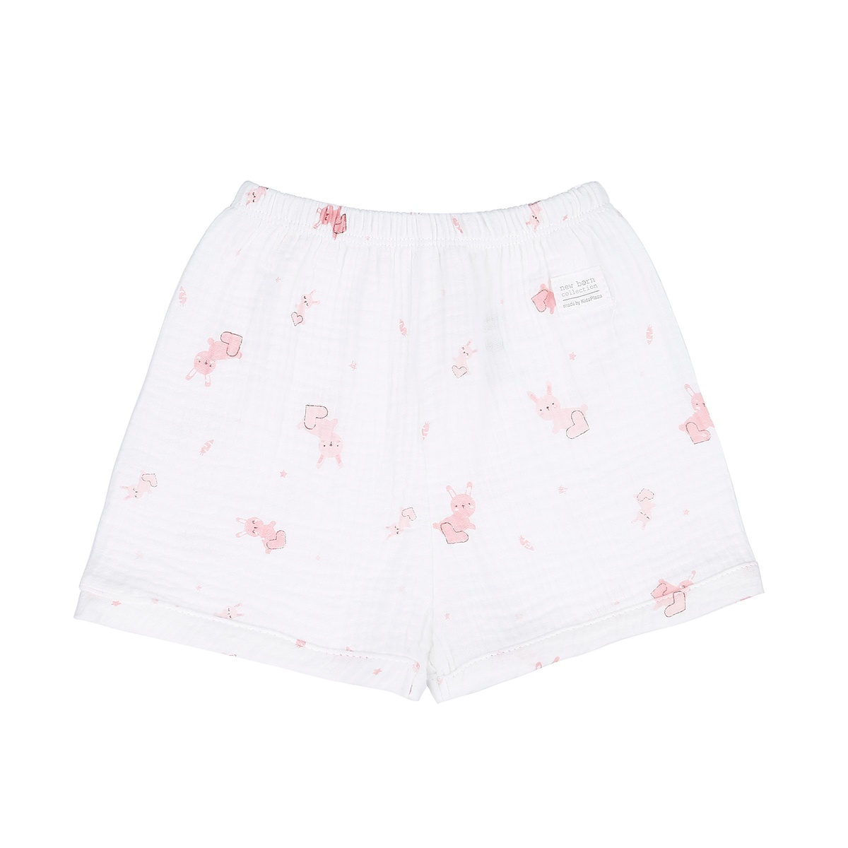 Bộ Pijama xô Bé Gái in hình Thỏ KidsPlaza M21H (Trắng Hồng) - hình 8