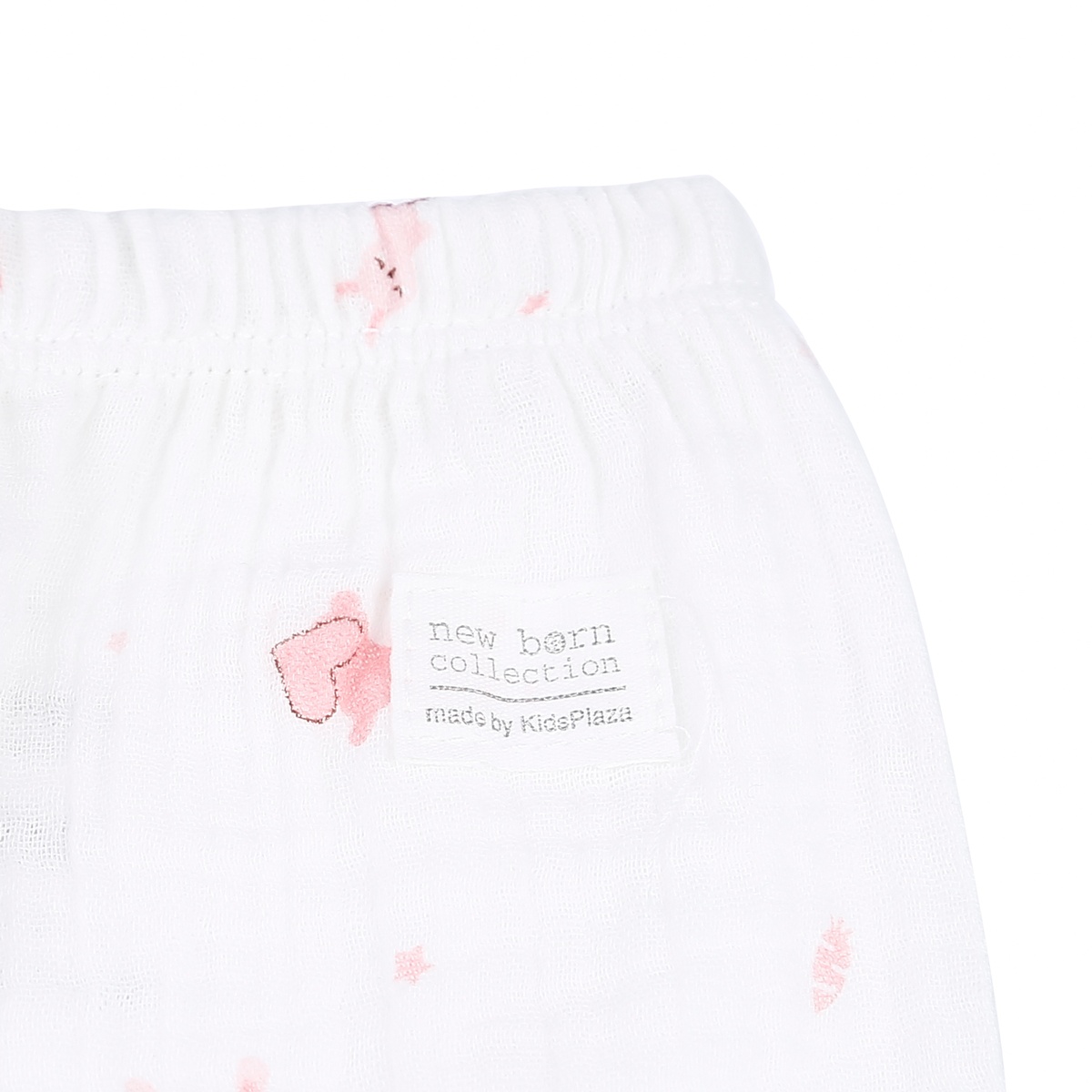 Bộ Pijama xô Bé Gái in hình Thỏ KidsPlaza M21H (Trắng Hồng) - hình 9