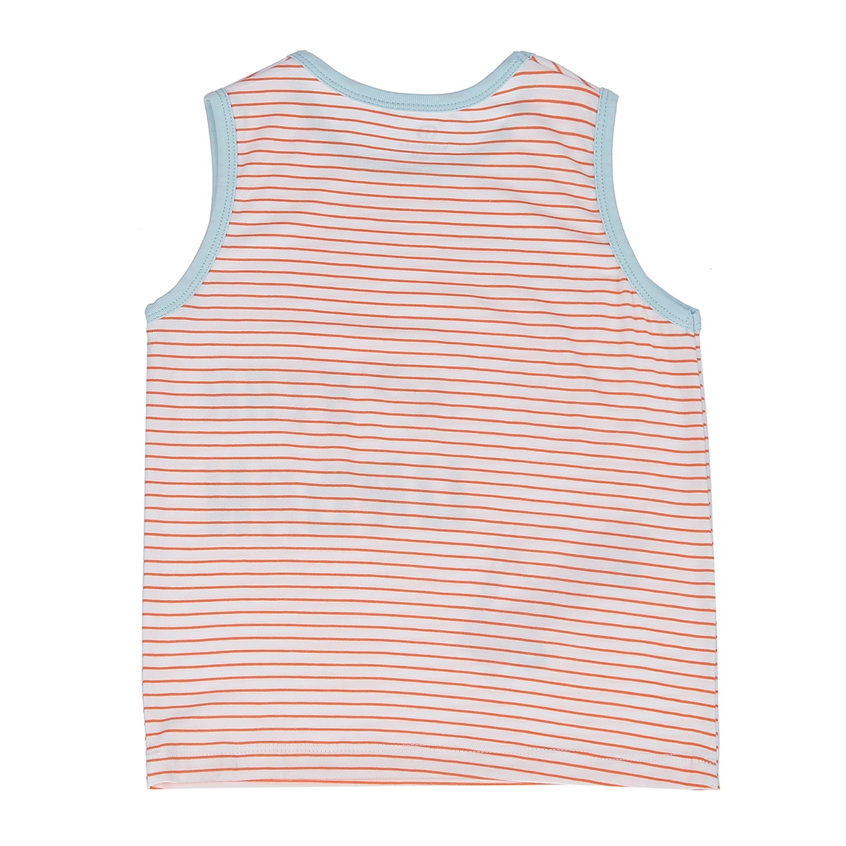 Bộ quần áo ba lỗ Otis kẻ bé trai KidsPlaza ND21H (Cam Xanh) - hình 6