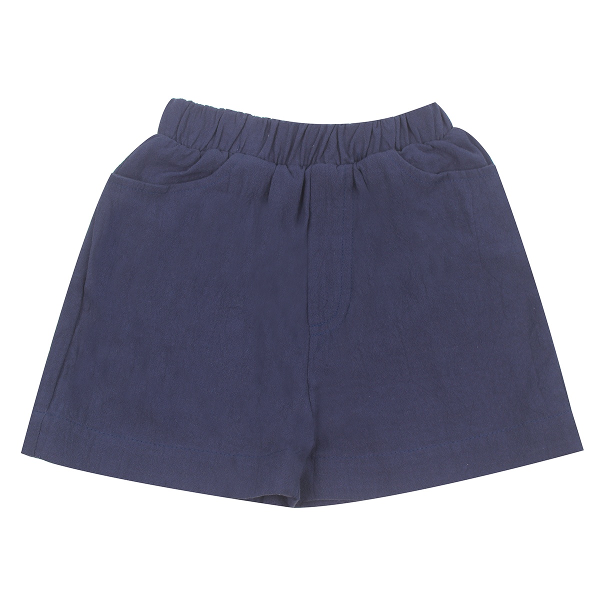 Bộ quần áo cộc tay bé trai Mamago giả Gile cà vạt M20H 1Y (Xanh Navy) - góc nghiêng