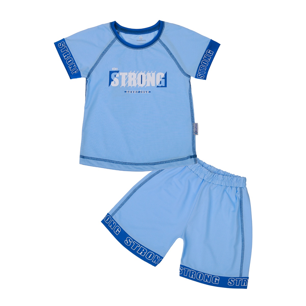 Bộ quần áo cộc tay KidsPlaza activestrong VY23H (Xanh)