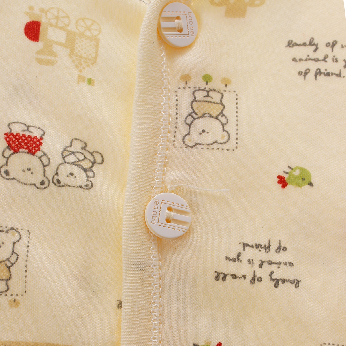 Bộ quần áo cotton 1009 BL - mặt sau