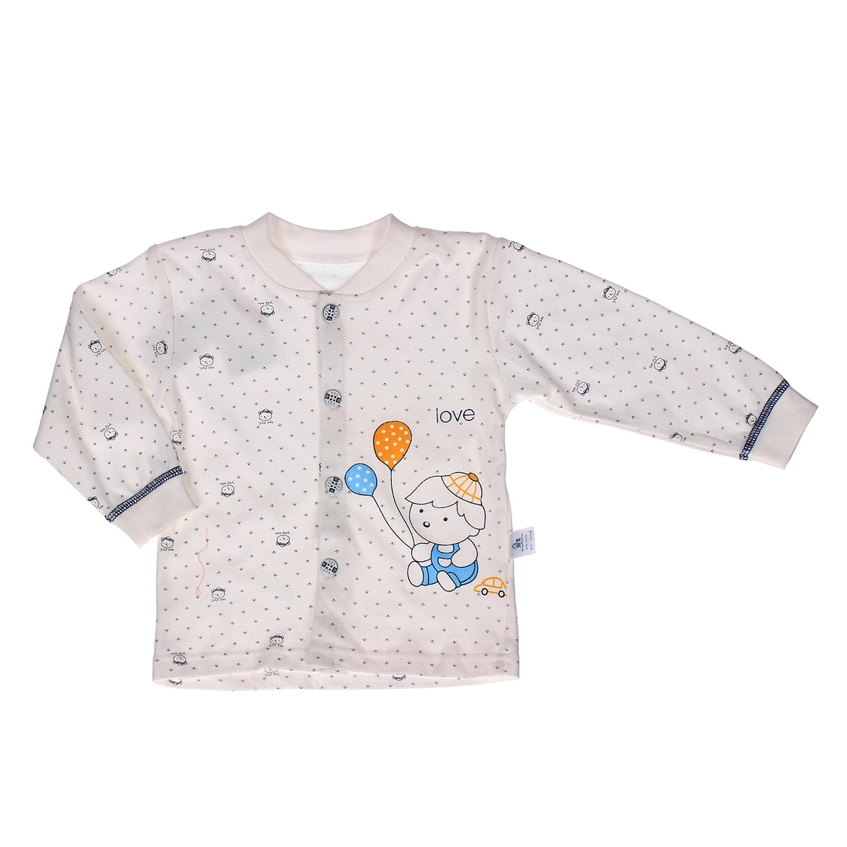Bộ quần áo cotton 3743  - góc nghiêng