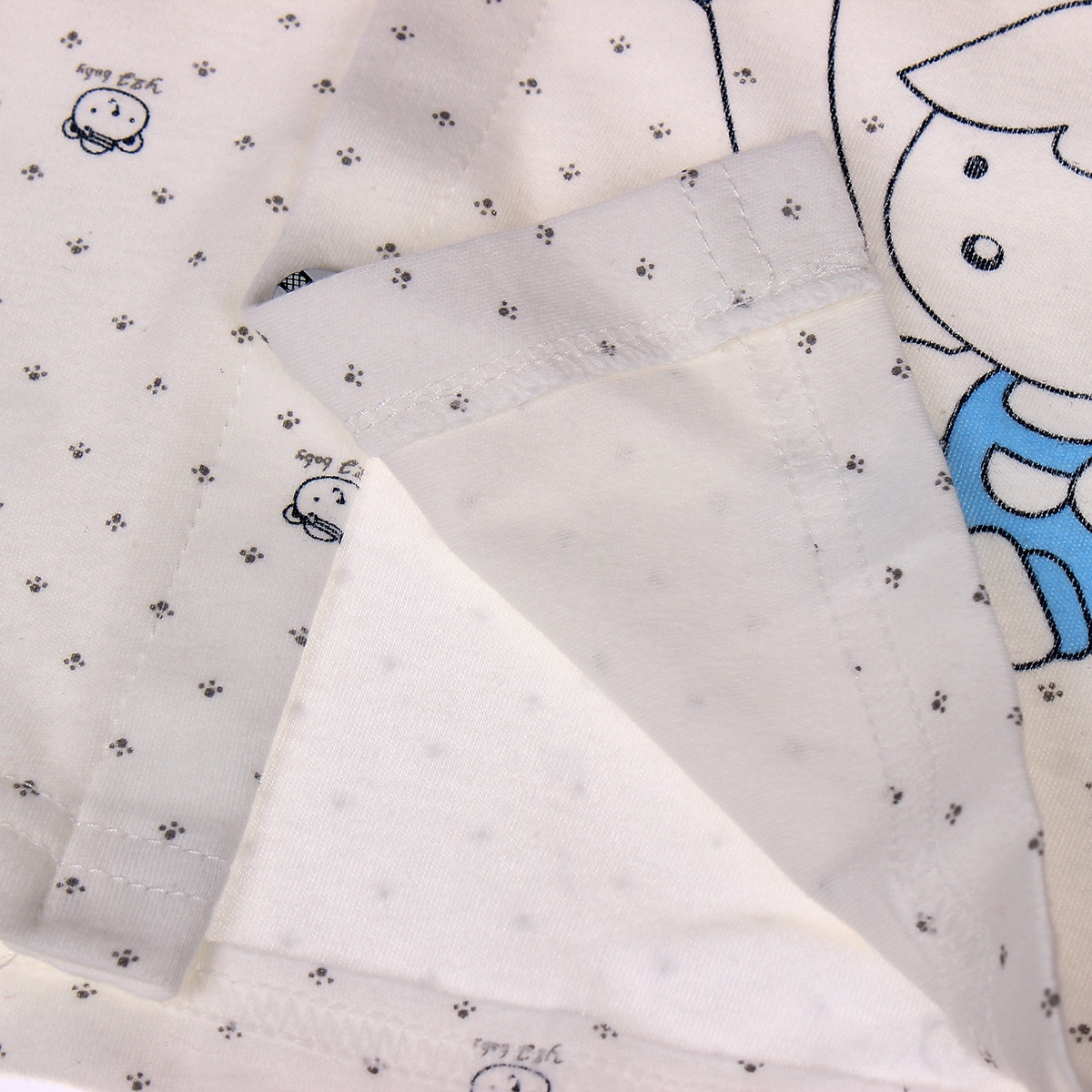 Bộ quần áo cotton 3743  - mặt phải